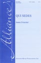 Qui Sedes SATB choral sheet music cover